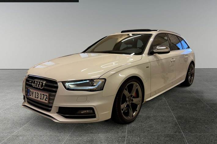 Hvid Audi A4 fra 2015