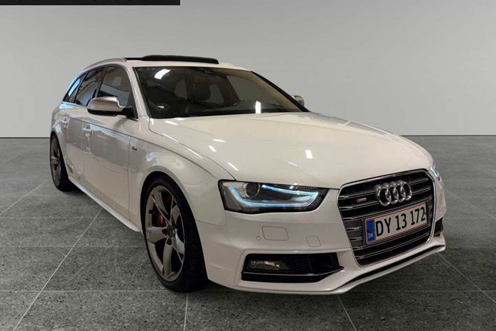 Hvid Audi A4 fra 2015