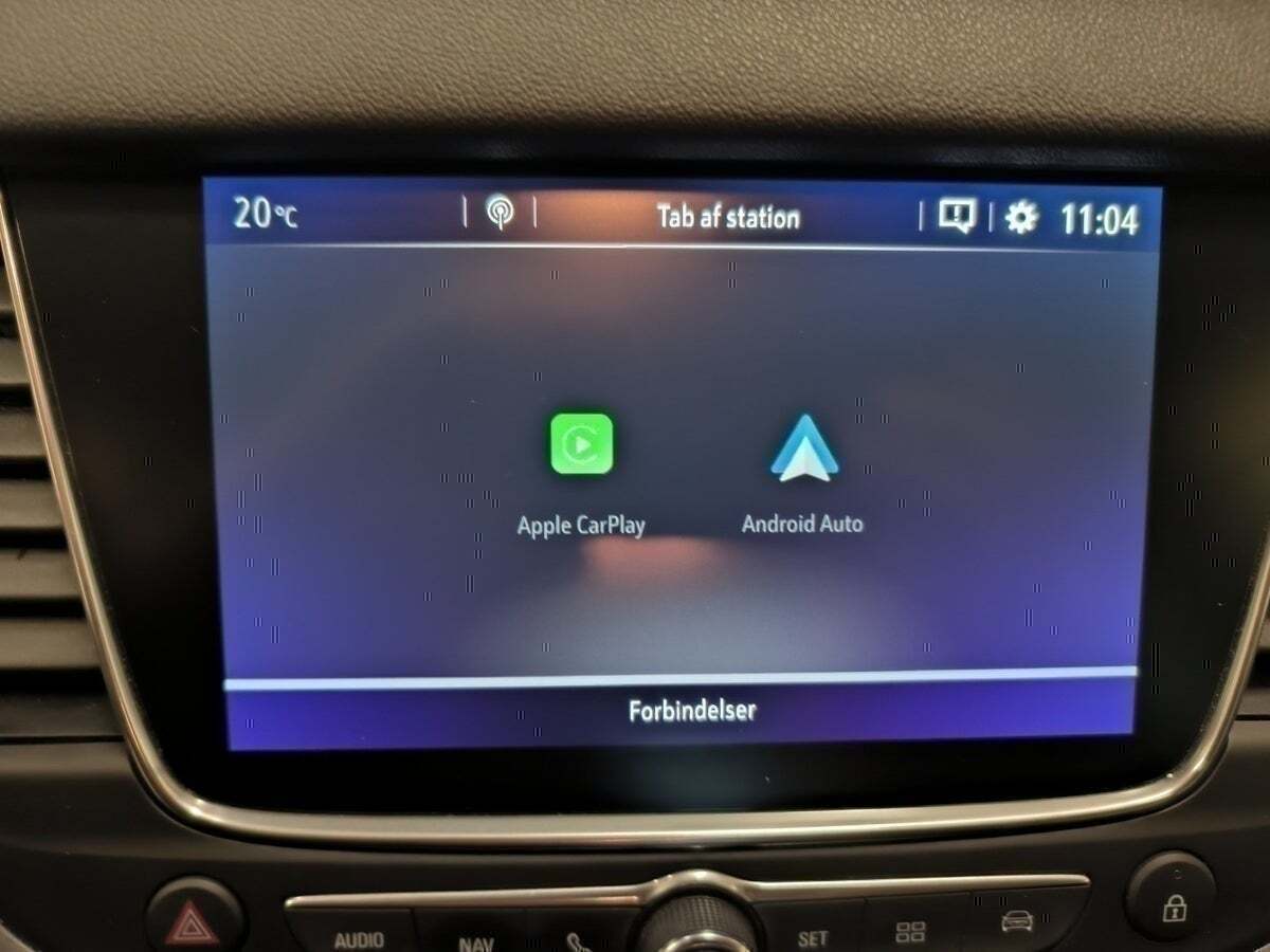 Blå Opel Grandland X fra 2018