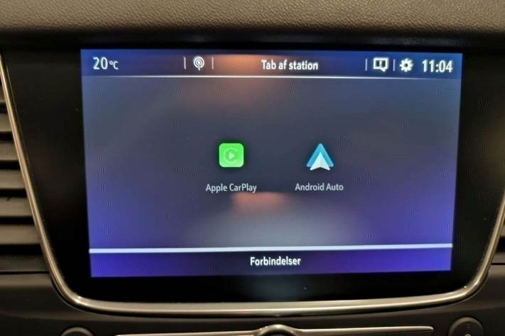 Blå Opel Grandland X fra 2018