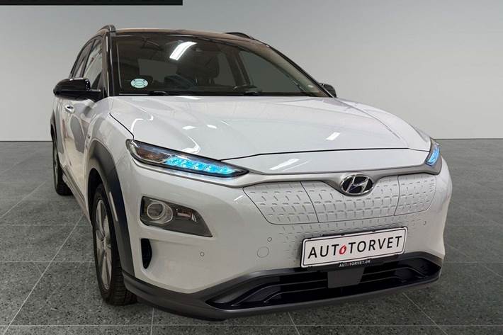 Hvid Hyundai Kona fra 2018