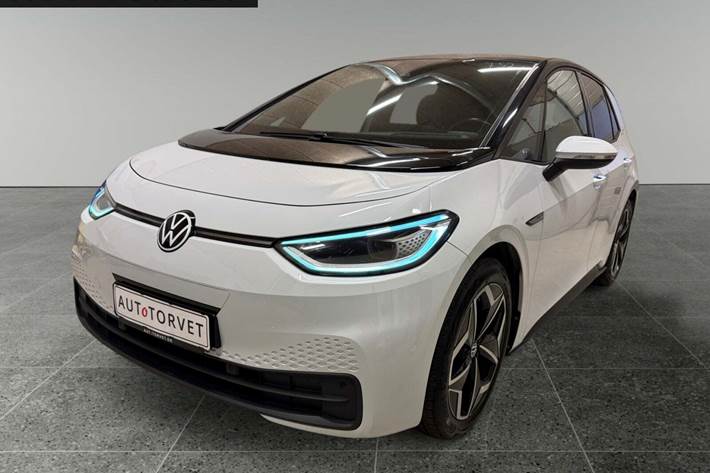Hvid VW ID.3 fra 2021