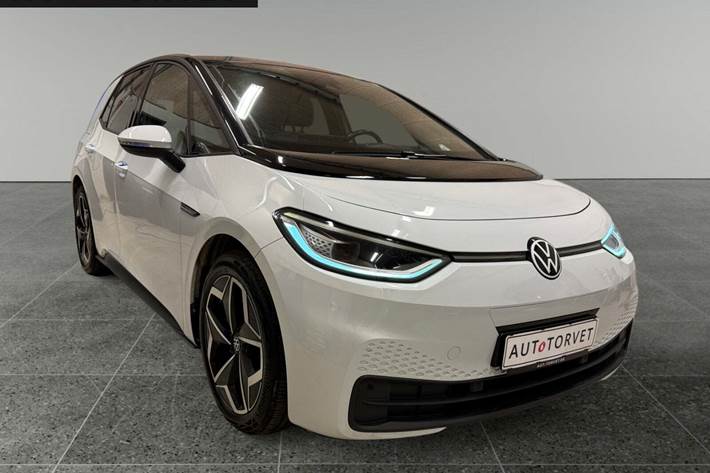 Hvid VW ID.3 fra 2021