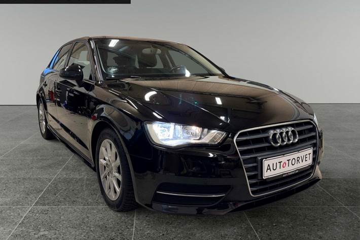 Sort Audi A3 fra 2015