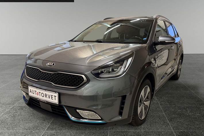 Grå Kia Niro fra 2018