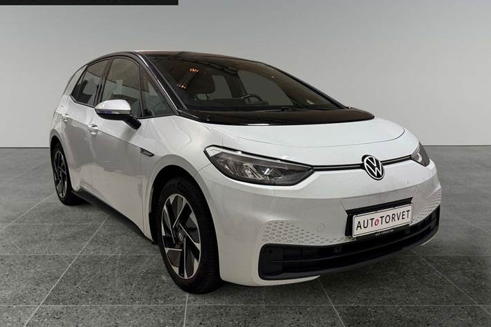 Hvid VW ID.3 fra 2020