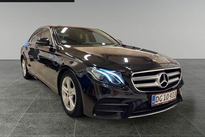 Sort Mercedes E220 d fra 2019