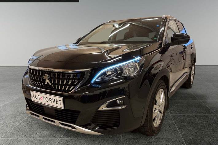 Sort Peugeot 3008 fra 2017 set udefra