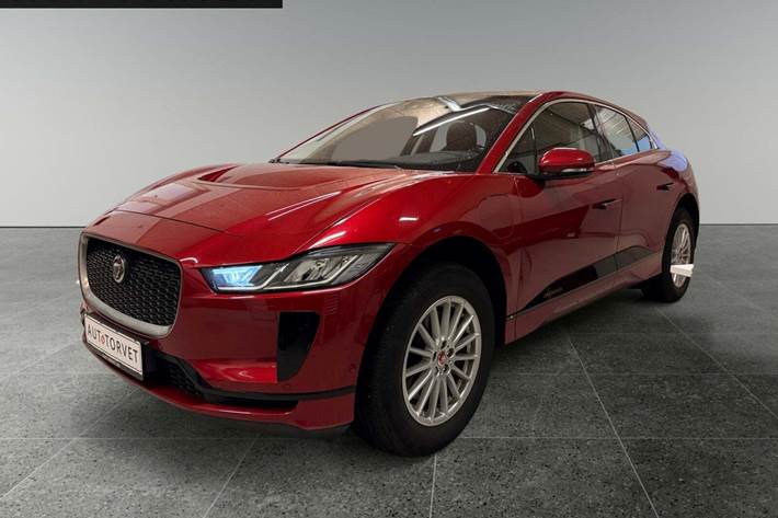 Rød Jaguar I-Pace fra 2019 set udefra