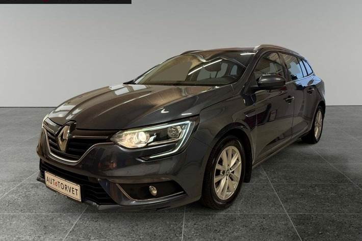 Grå Renault Megane IV fra 2018 set udefra