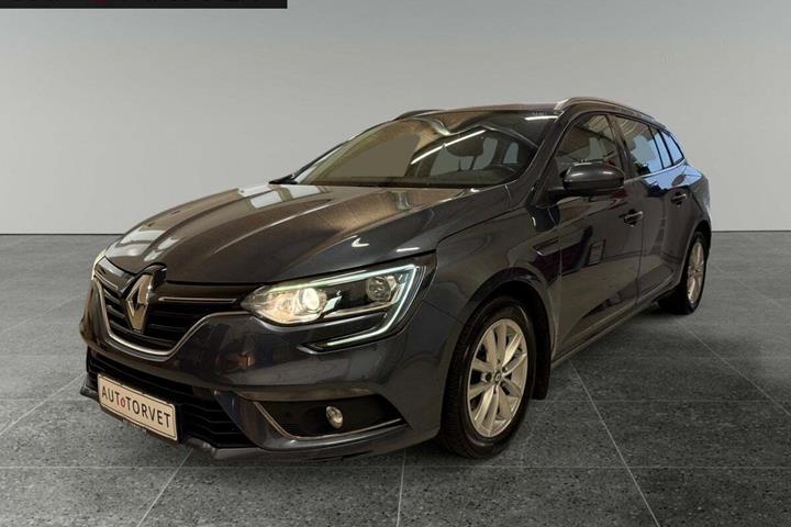 Grå Renault Megane IV fra 2018 set udefra