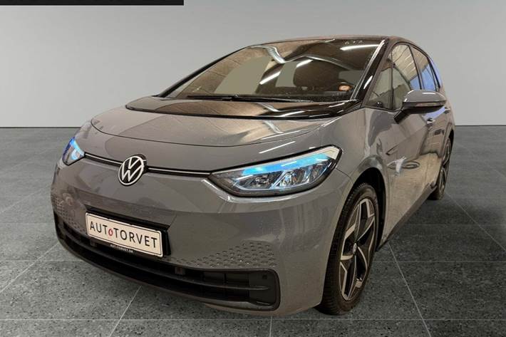 Grå VW ID.3 fra 2022 set udefra