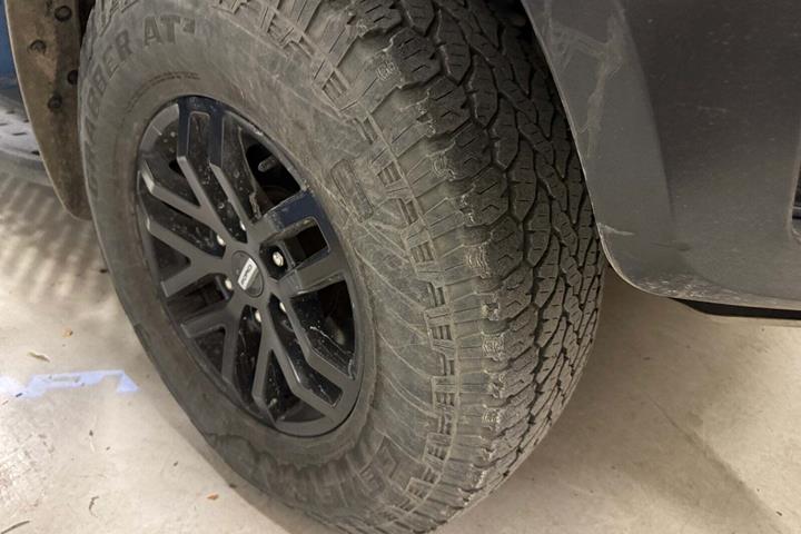 Blå Ford Ranger fra 2021