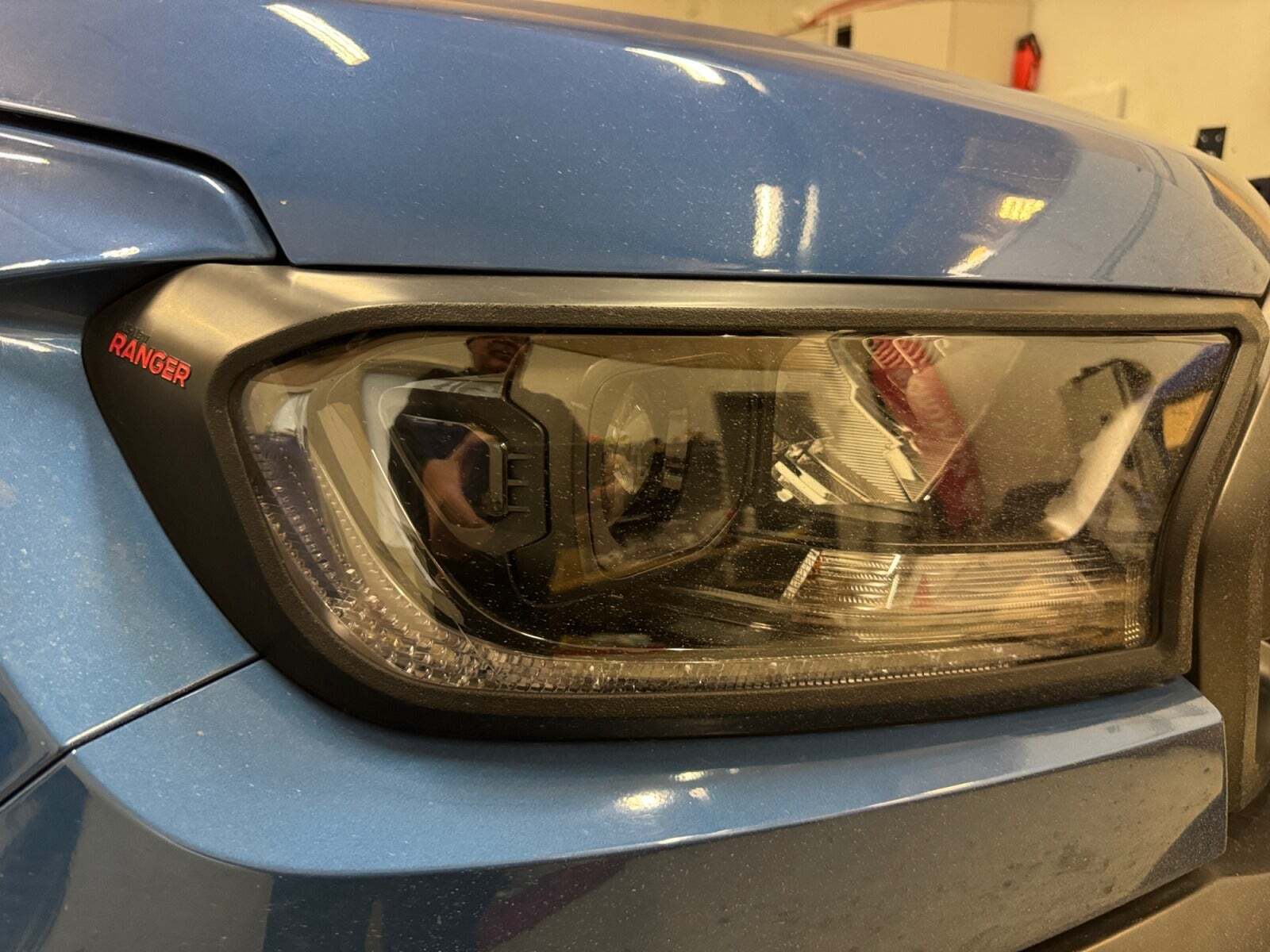 Blå Ford Ranger fra 2021