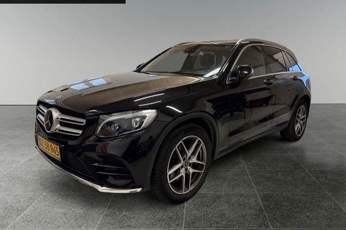 Sort Mercedes GLC350 d fra 2018