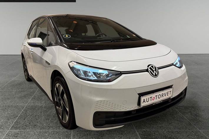 Hvid VW ID.3 fra 2021