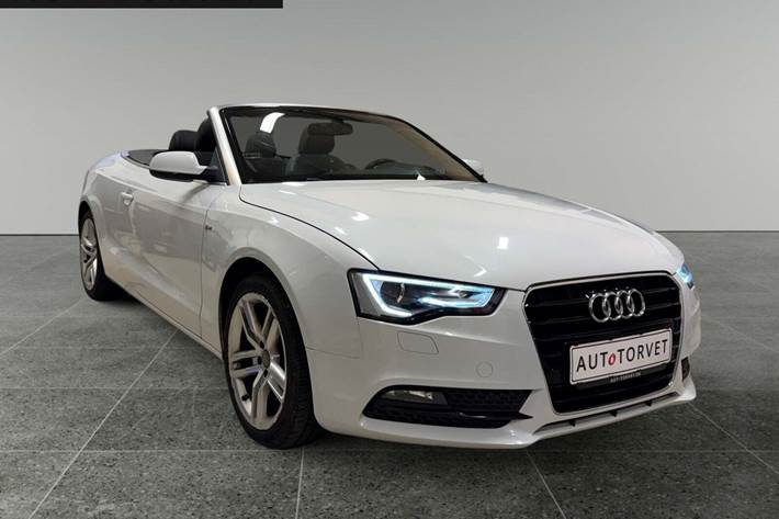 Hvid Audi A5 fra 2013