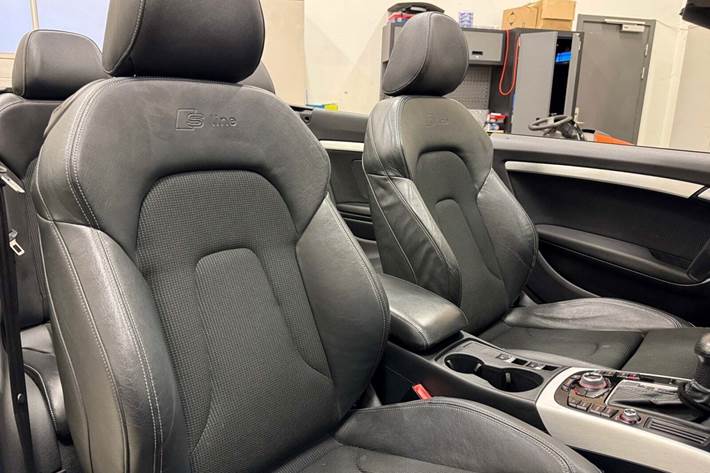 Hvid Audi A5 fra 2013