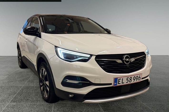 Hvid Opel Grandland X fra 2021