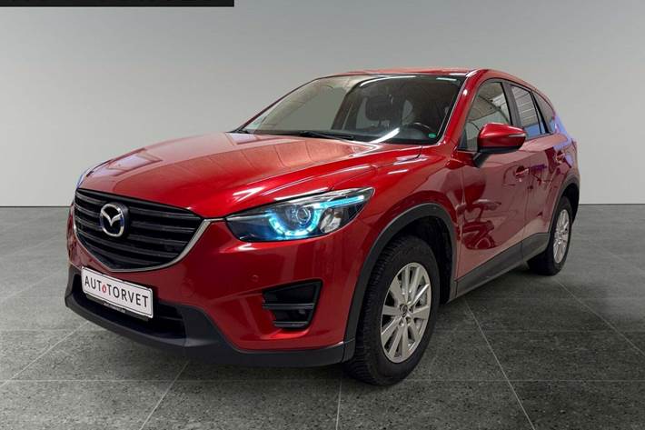 Rød Mazda CX-5 fra 2017