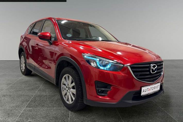 Rød Mazda CX-5 fra 2017