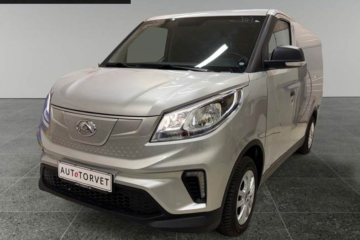 Sølv Maxus e-Deliver 3 fra 2020 set udefra