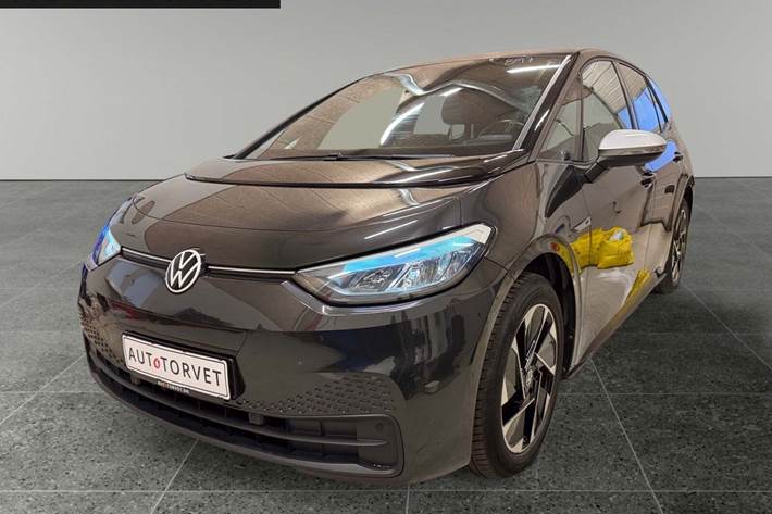 Grå VW ID.3 fra 2021 set udefra
