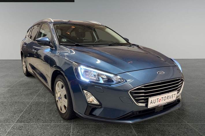 Blå Ford Focus fra 2021