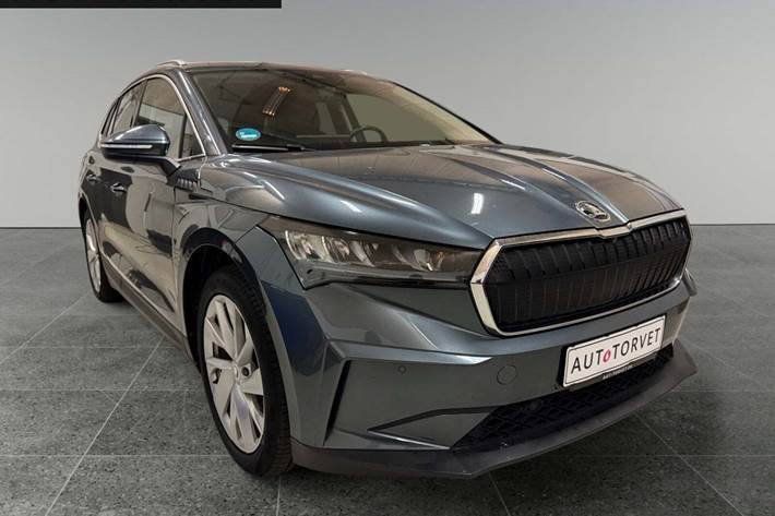 Grå Skoda Enyaq fra 2021