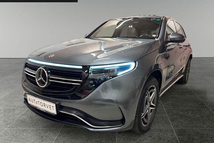 Grå Mercedes EQC400 fra 2020