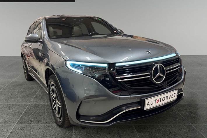 Grå Mercedes EQC400 fra 2020