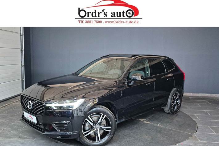 Sort Volvo XC60 fra 2021 set udefra