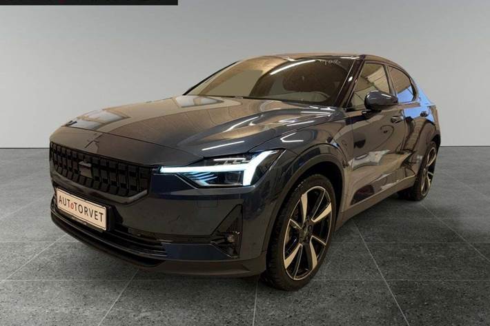 Blå Polestar 2 fra 2020