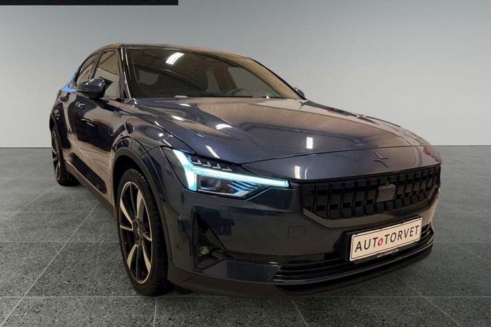 Blå Polestar 2 fra 2020