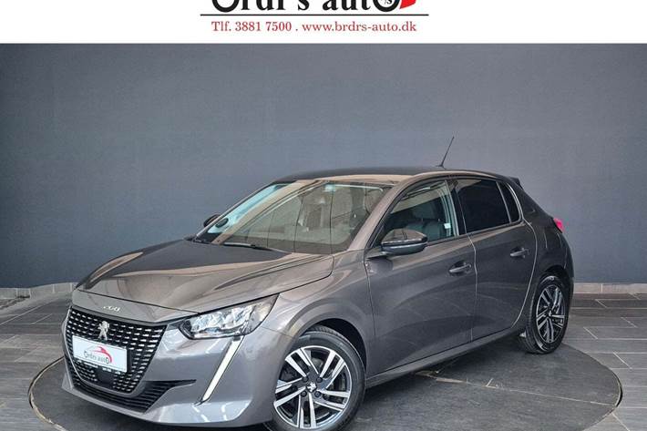 Grå Peugeot 208 fra 2023