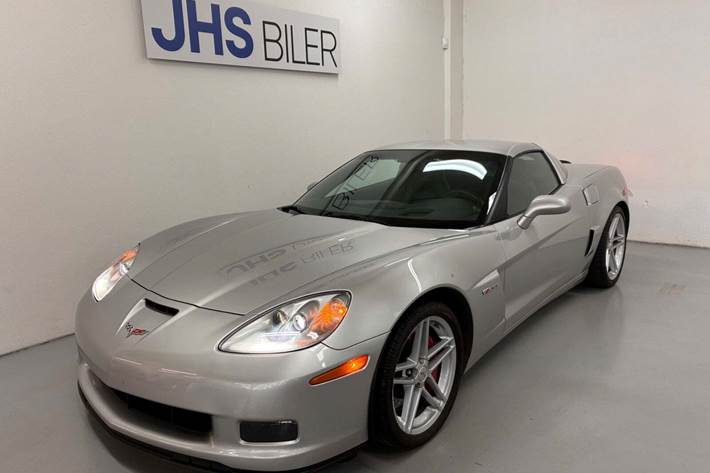 Sølv Corvette C6 fra 2006