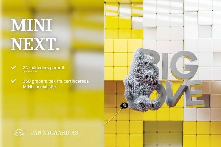 Sølv Mini Cooper SE fra 2024