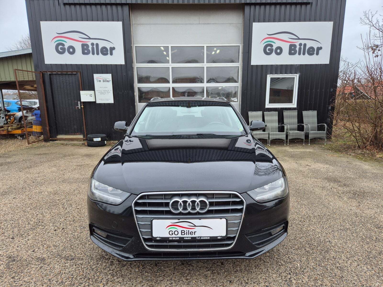 Grøn Audi A4 fra 2013