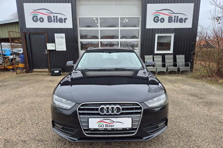 Grøn Audi A4 fra 2013