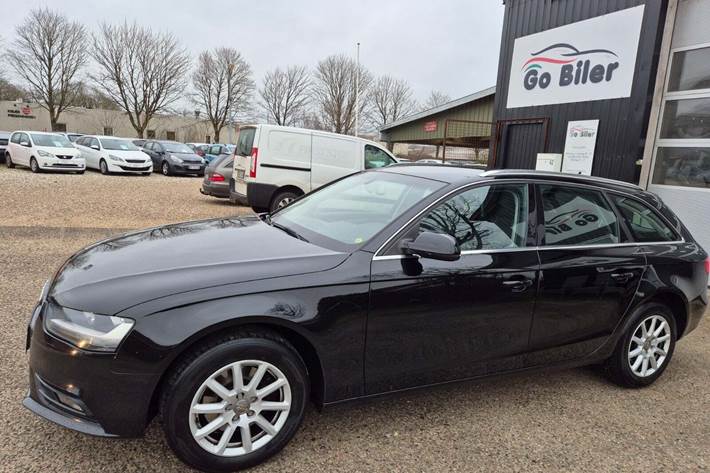 Grøn Audi A4 fra 2013