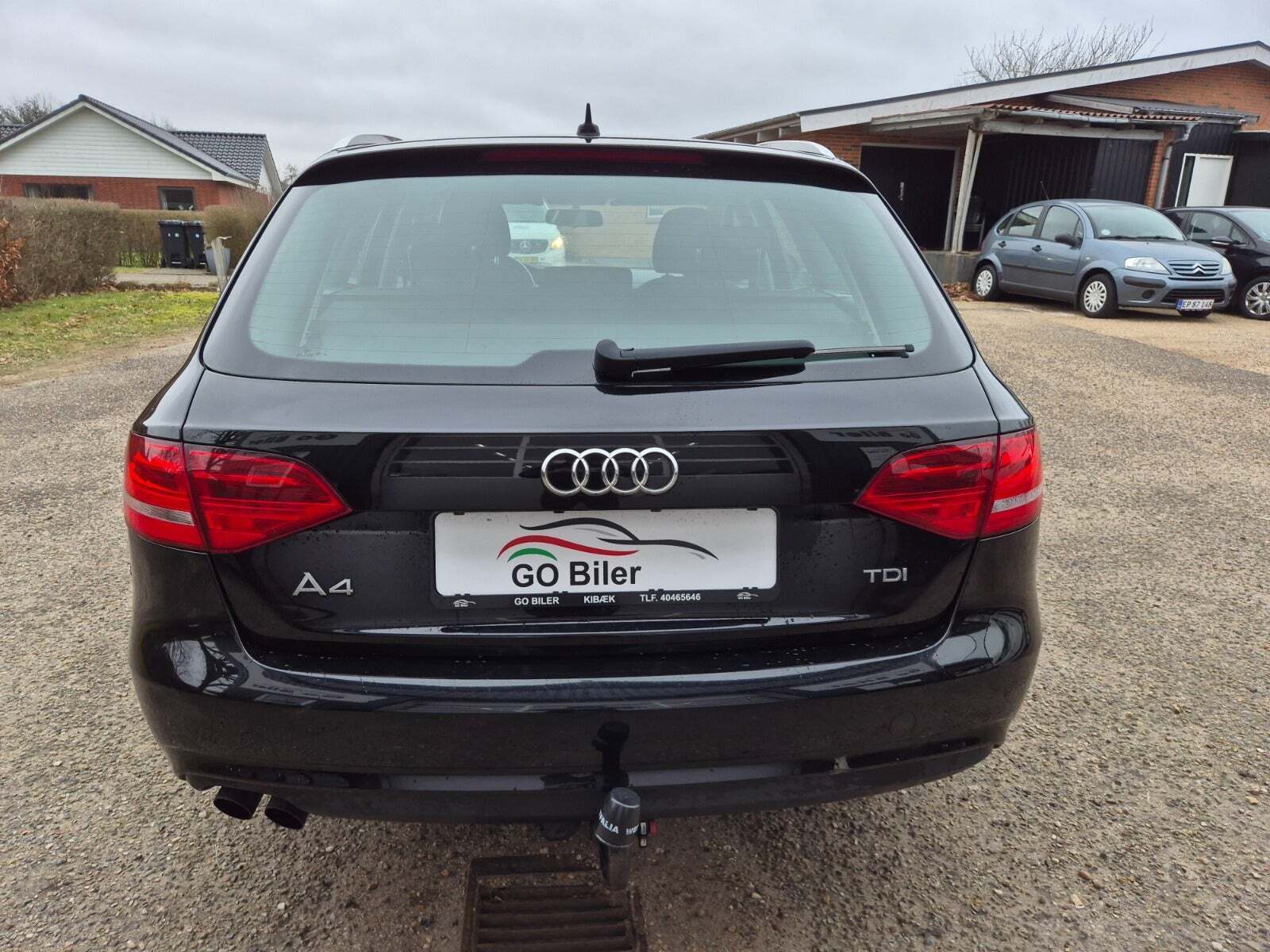 Grøn Audi A4 fra 2013