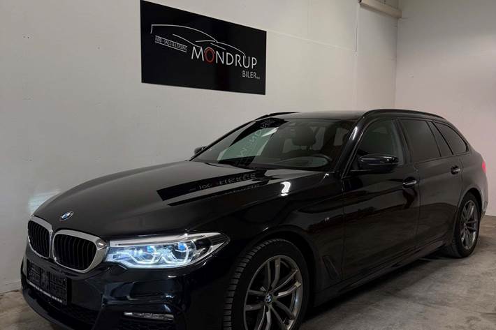 Sort BMW 520d fra 2018