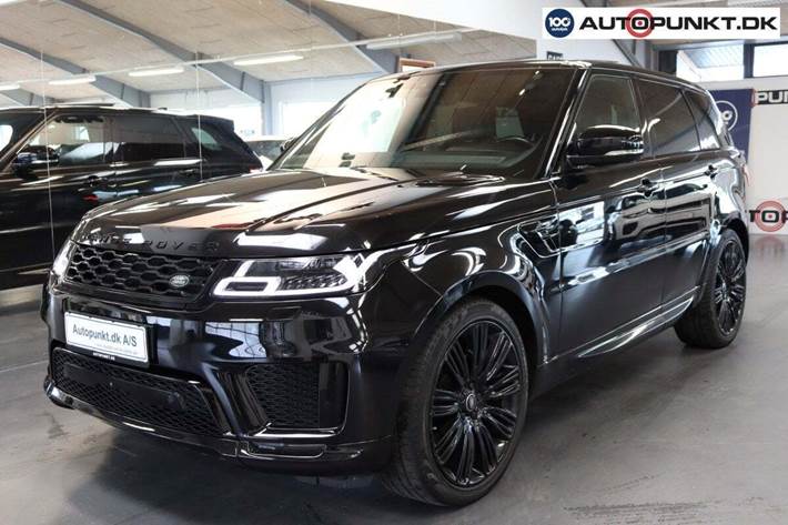 Sort Land Rover Range Rover sport fra 2018