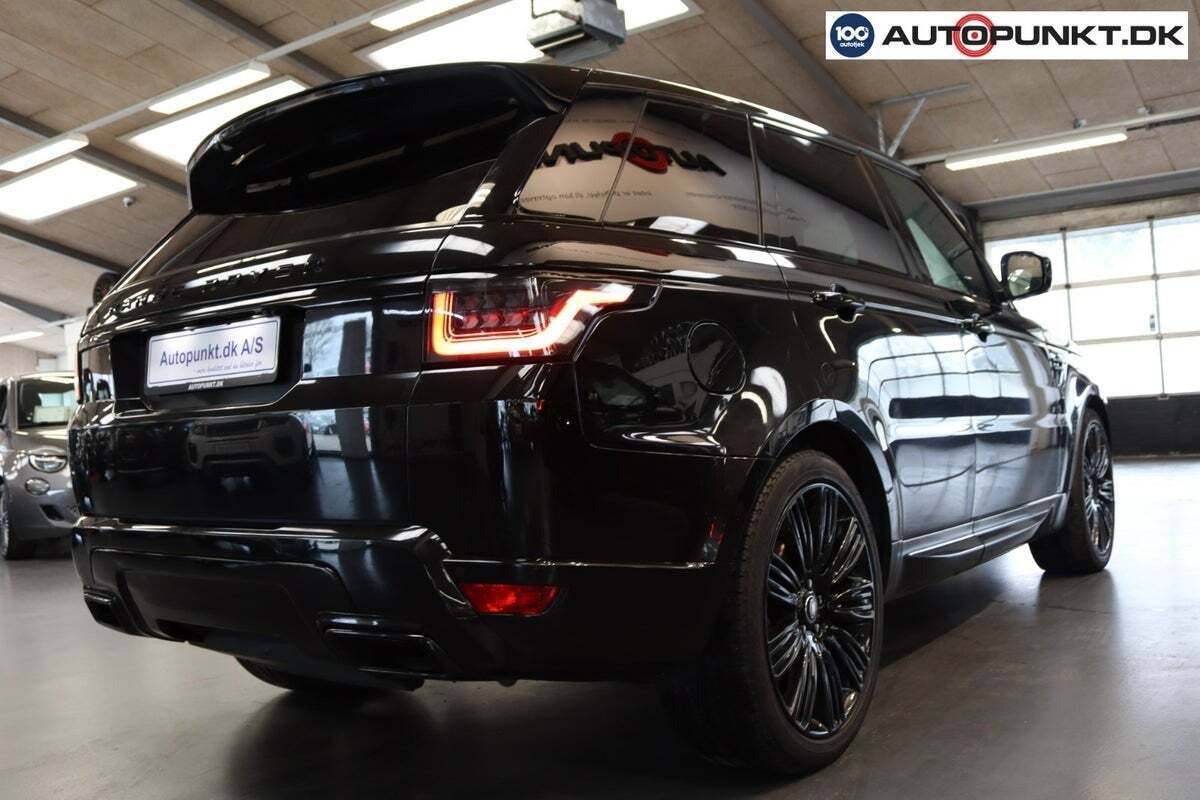 Sort Land Rover Range Rover sport fra 2018