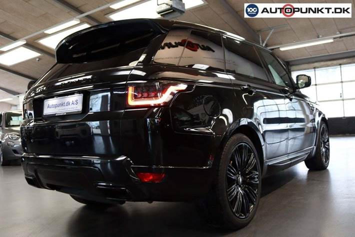 Sort Land Rover Range Rover sport fra 2018