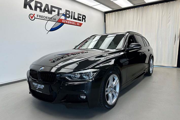 Sort BMW 320d fra 2019
