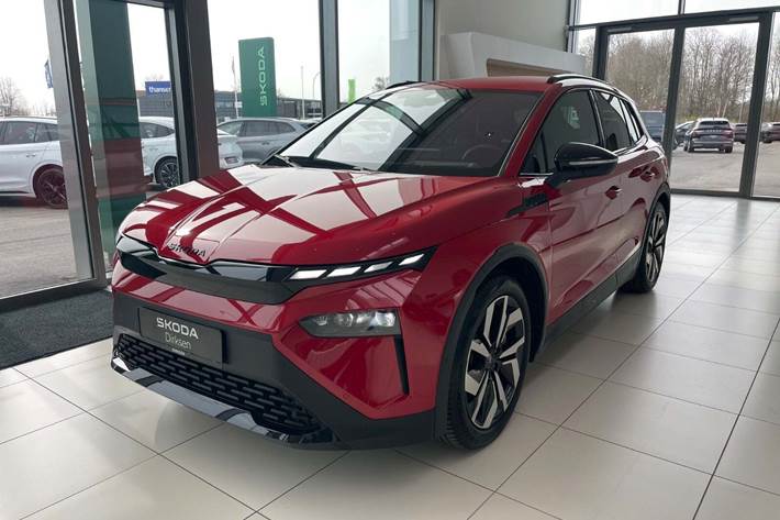 Rød Skoda Elroq fra 2025