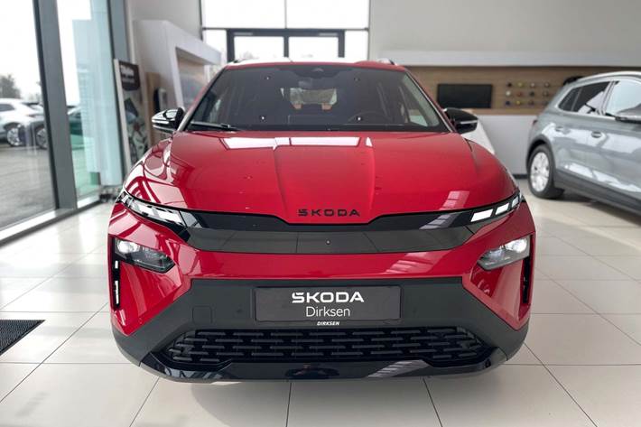 Rød Skoda Elroq fra 2025
