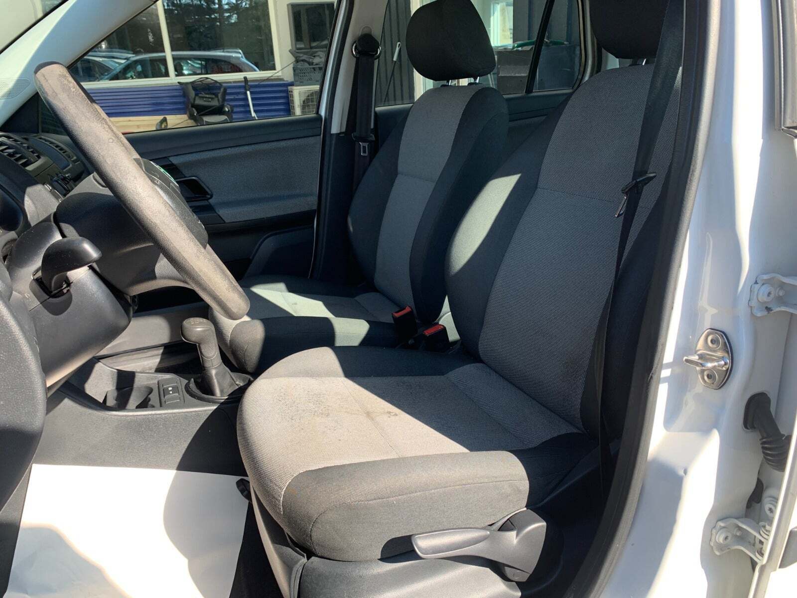 Hvid Skoda Fabia fra 2011