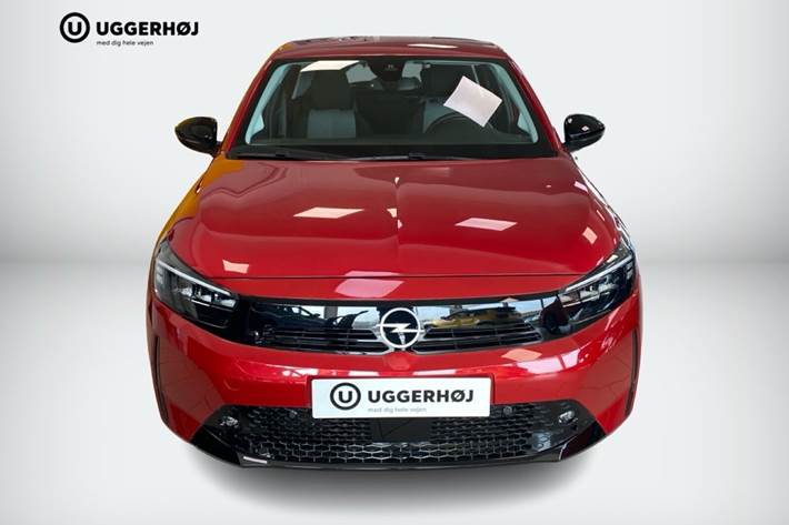 Rød Opel Corsa-e fra 2024
